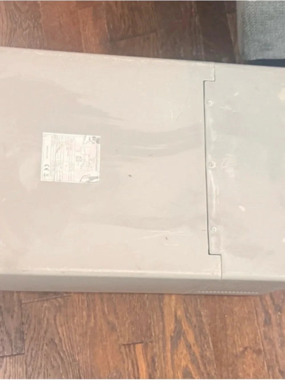 Silver and Black Laptop Cooling Stand with LED Controls